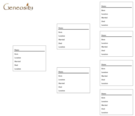 Detailed Family Tree Form