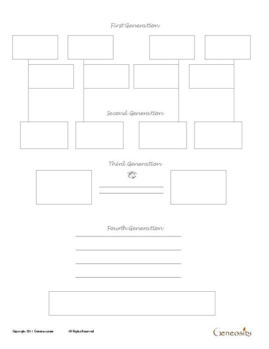 Pedigree Chart With Siblings