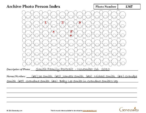 Genealogy Archive Photo Index