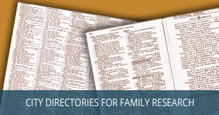 city directories family research