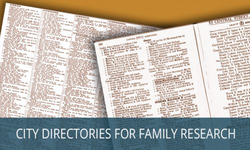 city directories family research