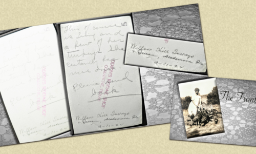 how to read family photos handwriting