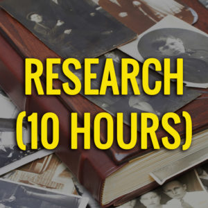 10 hours of genealogy research