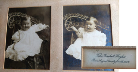 Photo of babies - Felix Kimball Hughes, born August 24, 1907.