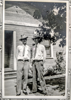 Old Family Photo - J. N. and J.M. Mark