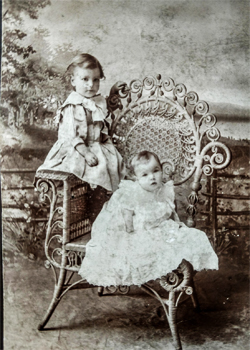 Older Photo of Ray and Fred in Dresses