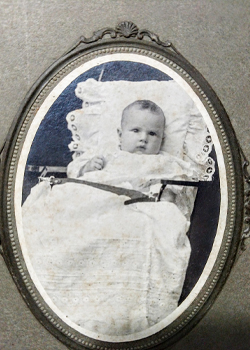 Cabinet Card of Baby Velma Richard