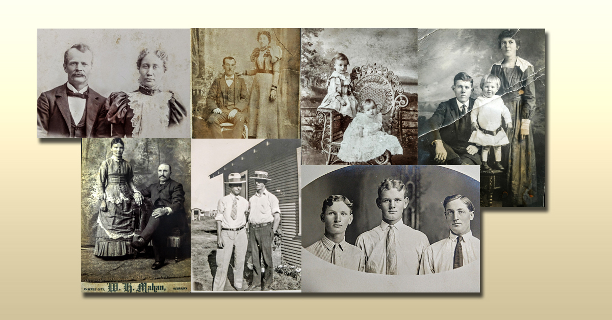 Old Family Photos and Cabinet Cards