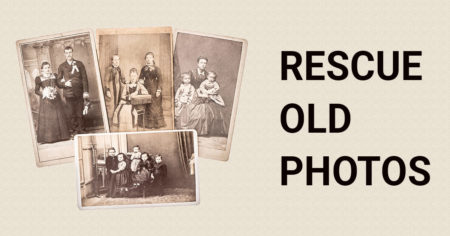 rescue old family photos