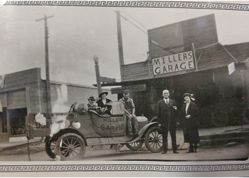 automobiles and business help with dates and places of old photos