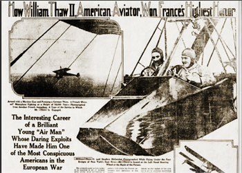 William Thaw World War Flying Ace